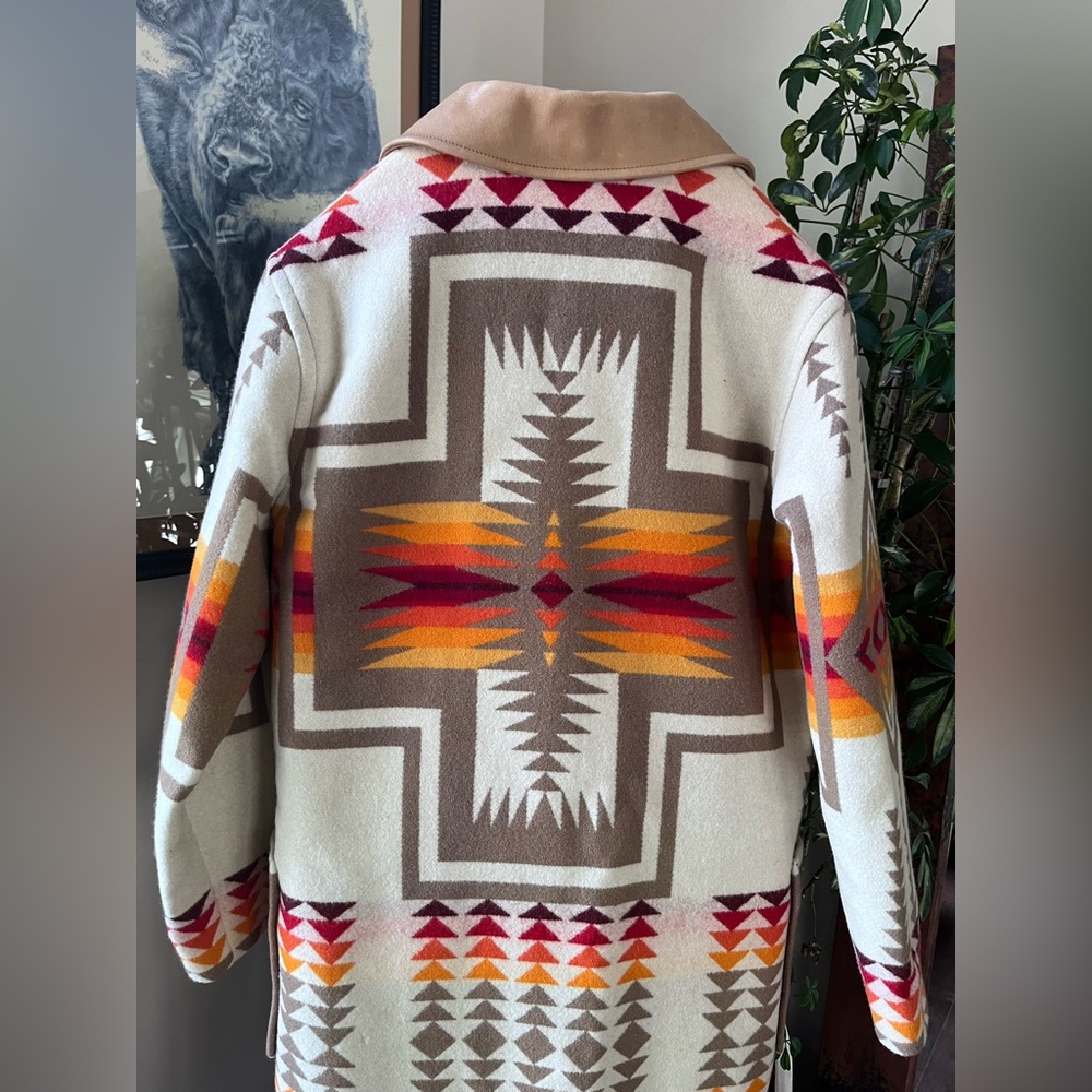 Vintage Pendleton Harding Long Wool Western Coat - Picture 4 of 17